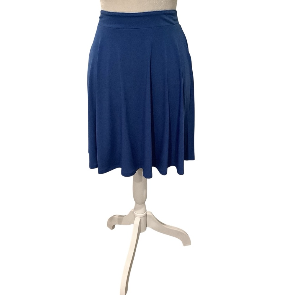 Michael Kors Light Weight Royal Blue Skater Skirt BRAND NEW No Price Tag - Picture 3 of 7